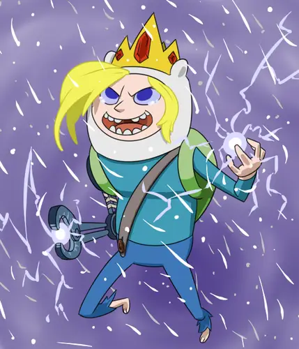 Gambar Ice King dengan berbagai ekspresi wajah