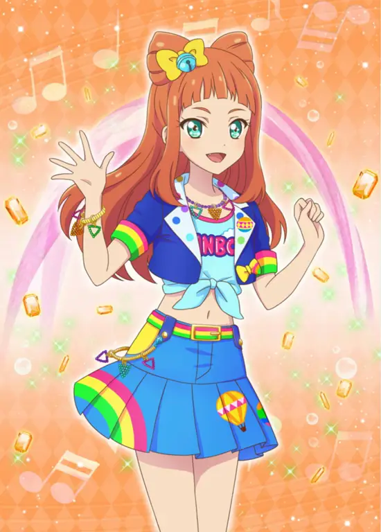 Gambar Ichigo dalam versi Aikatsu Stars