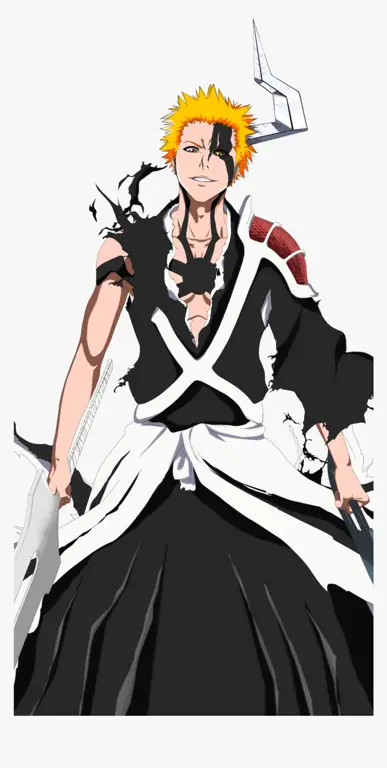 Gambar Ichigo Kurosaki dalam arc Thousand Year Blood War