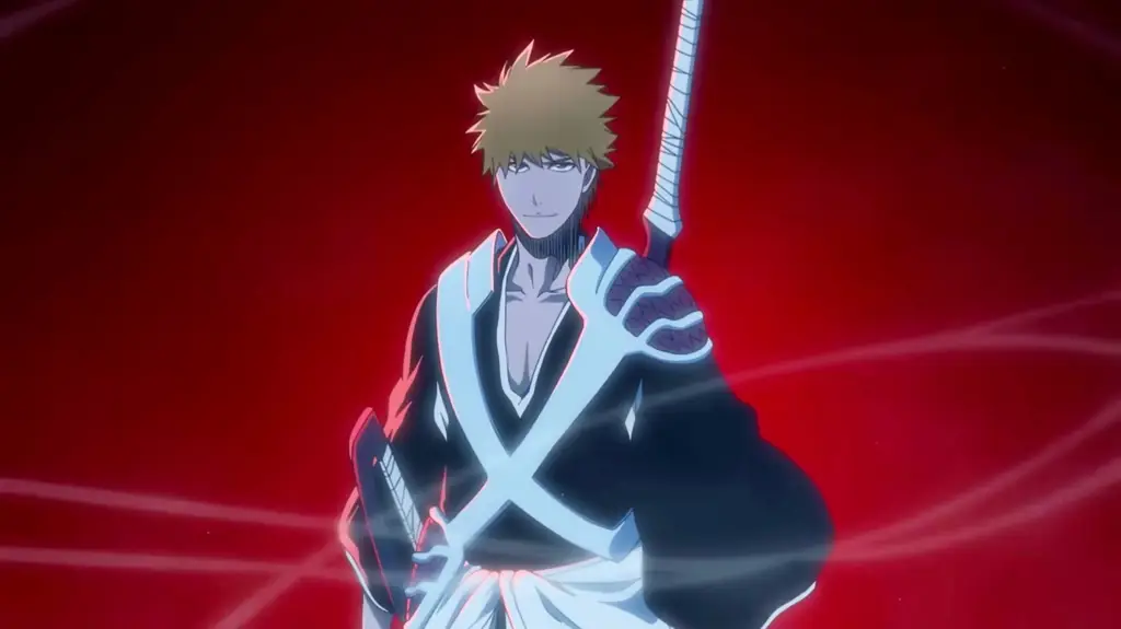 Gambar Ichigo Kurosaki dalam Bleach Thousand Year Blood War