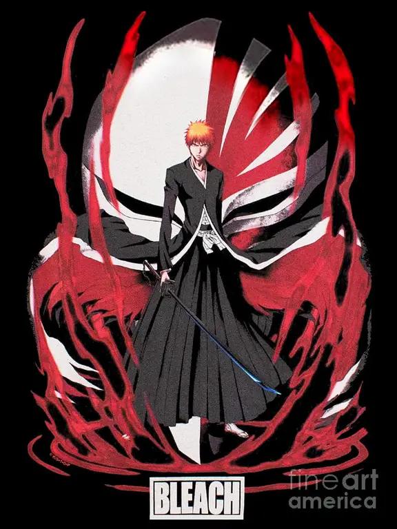 Poster Anime Bleach menampilkan Ichigo Kurosaki