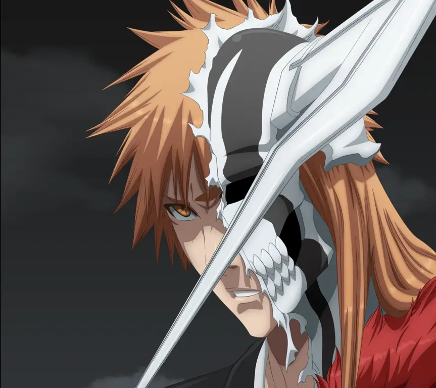 Ichigo Kurosaki dalam aksi Ichigo Kurosaki, karakter utama Bleach