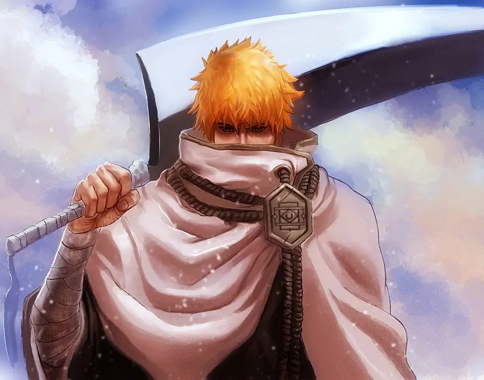 Gambar Ichigo Kurosaki dari Bleach Thousand Year Blood War