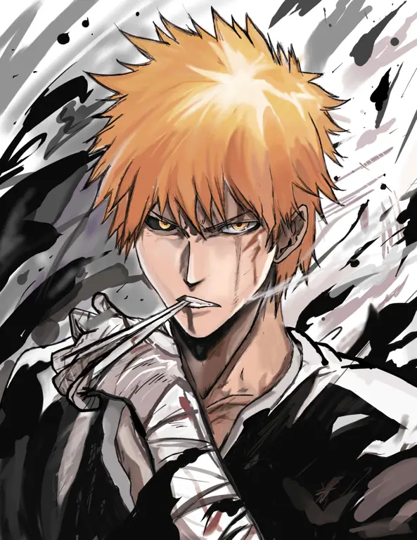 Ichigo Kurosaki, tokoh utama dalam anime Bleach