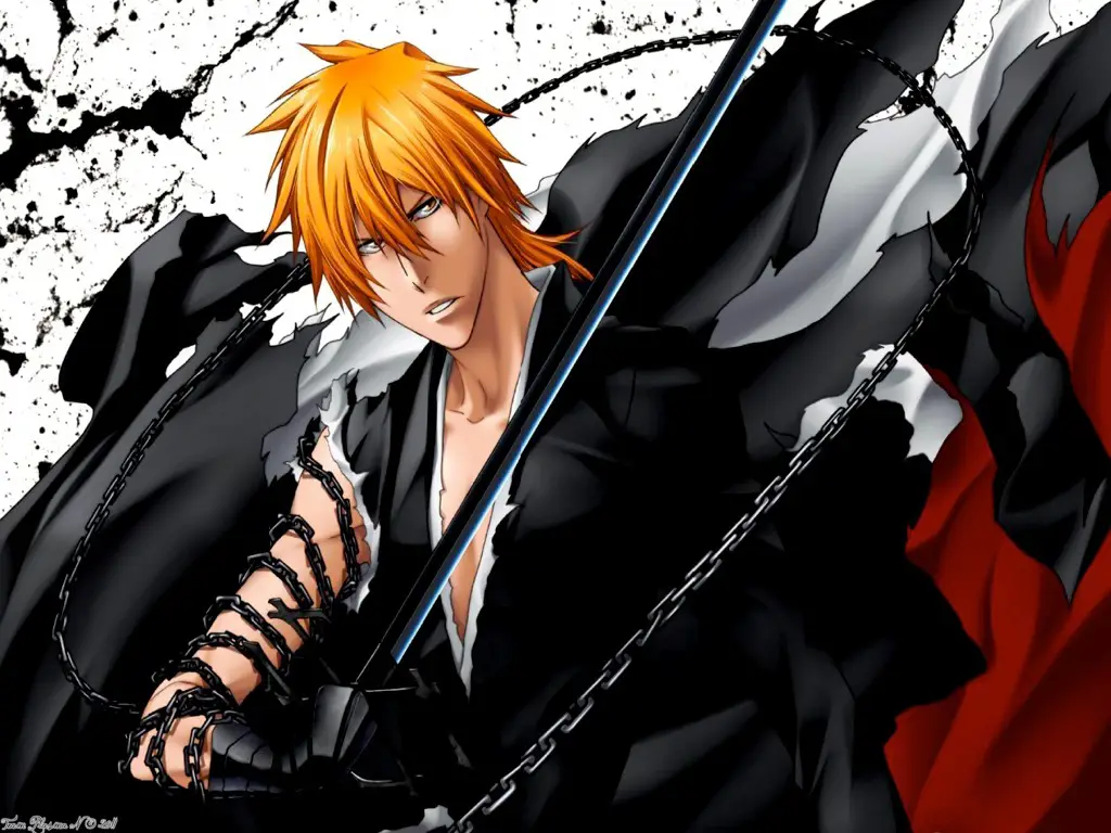 Gambar Ichigo Kurosaki, karakter utama Bleach