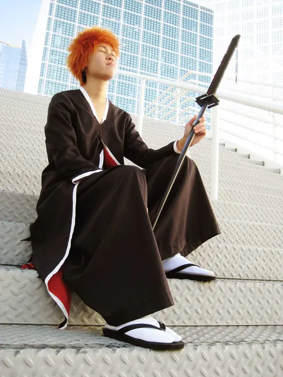 Gambar Ichigo Kurosaki, tokoh utama Bleach