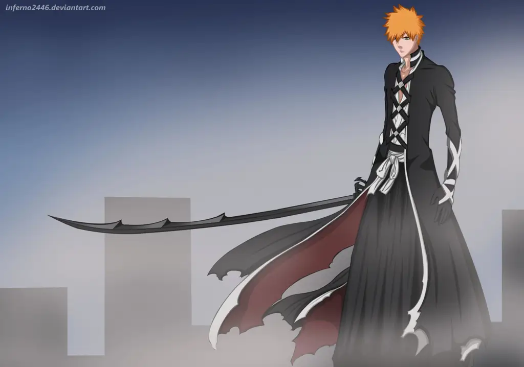 Ichigo Kurosaki, Tokoh Utama Bleach Gambar Ichigo Kurosaki dari Bleach