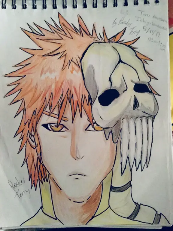 Gambar Ichigo Kurosaki dalam Bleach Hell Verse