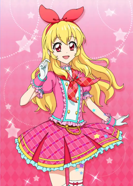 Ichigo Hoshimiya dalam episode pertama Aikatsu