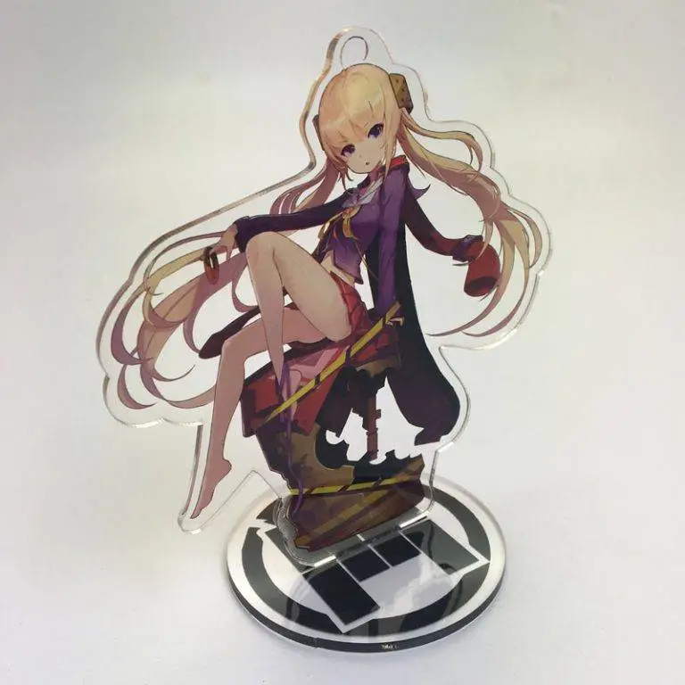 Contoh penataan figure anime dengan menggunakan berbagai macam stands, terlihat rapi dan menarik.