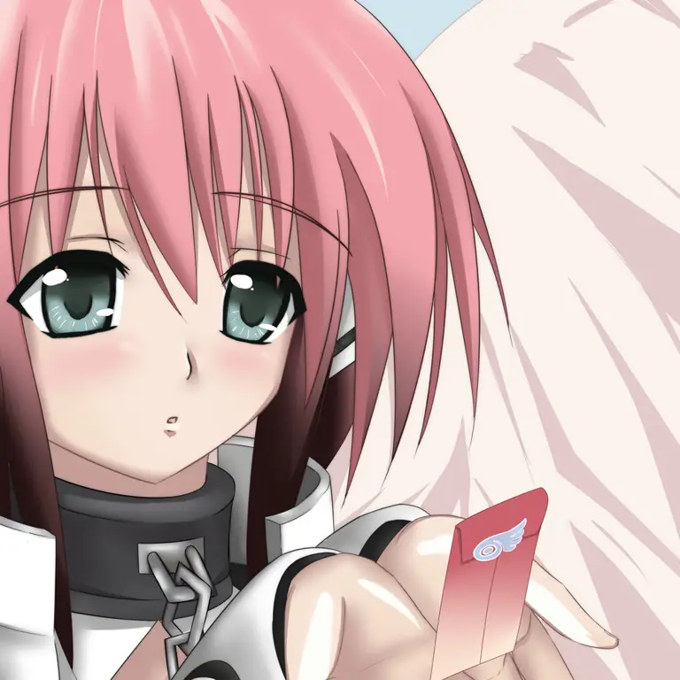 Gambar Ikaros, salah satu karakter utama Sora no Otoshimono