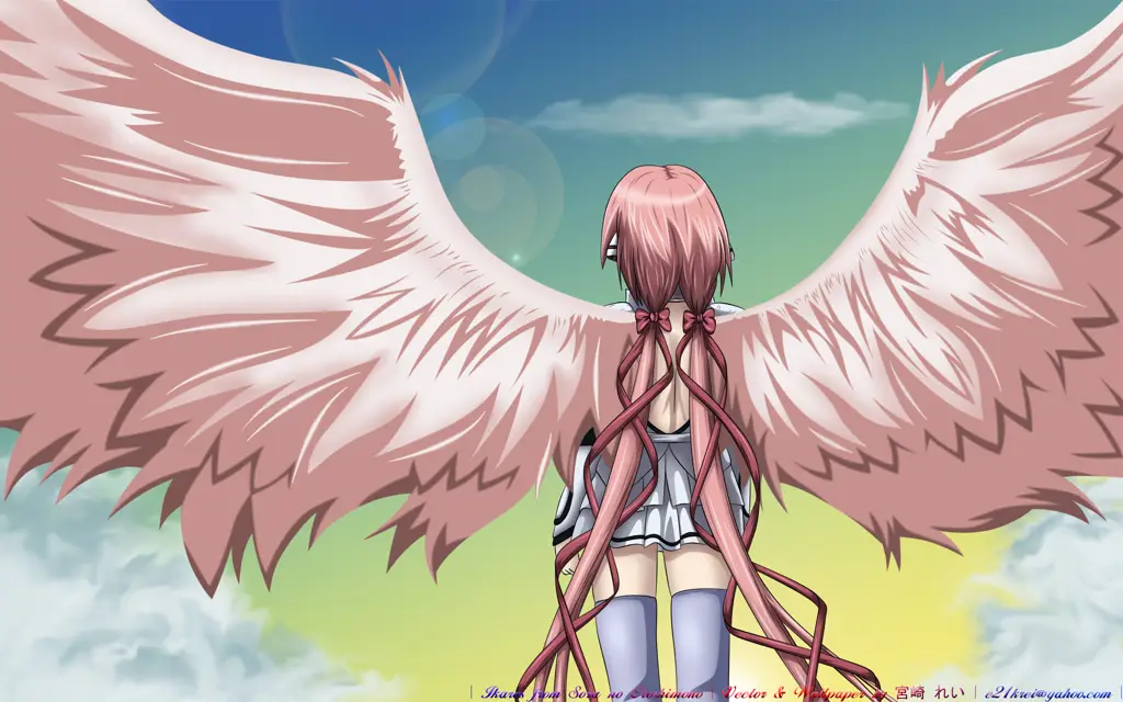 Gambar Ikaros dari Sora no Otoshimono