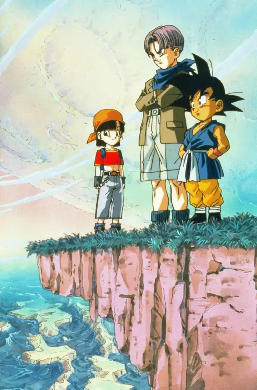 Goku dan Pan dalam Dragon Ball GT