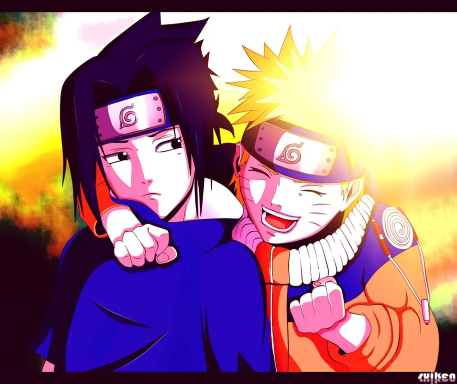 Persahabatan Naruto dan Sasuke