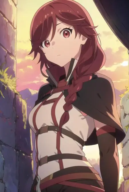 Momen emosional antara karakter di Grimgar