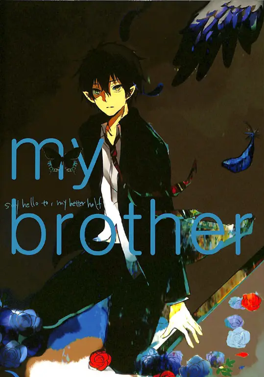 Gambar Yukio dan Rin Okumura bersama