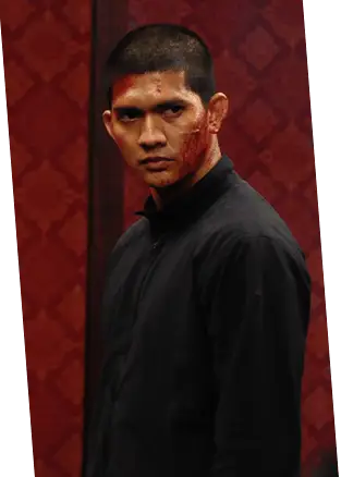 Iko Uwais sebagai pemeran utama dalam film The Raid 2