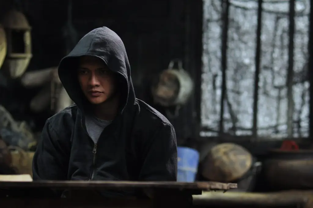 Foto Iko Uwais dalam film The Raid 2