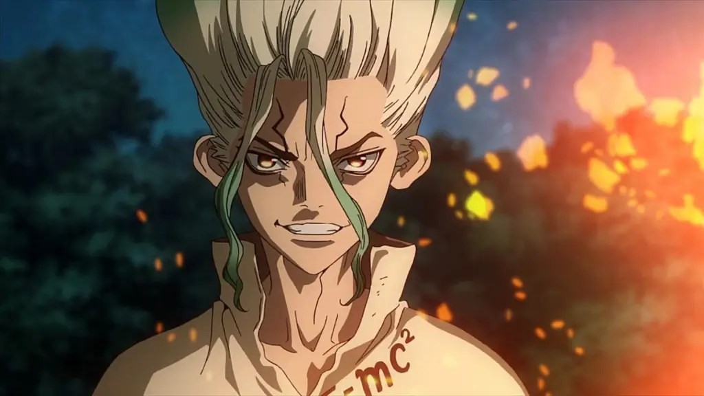 Gambar rumus ilmiah dalam manga Dr. Stone