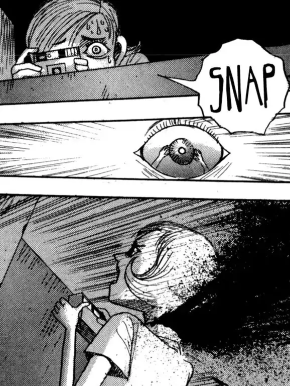 Adegan horor dari manga Junji Ito