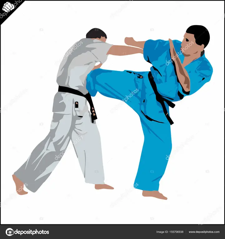 Ilustrasi Adegan Pertarungan Bela Diri dalam Apex Future Martial Arts Ilustrasi Adegan Pertarungan Bela Diri