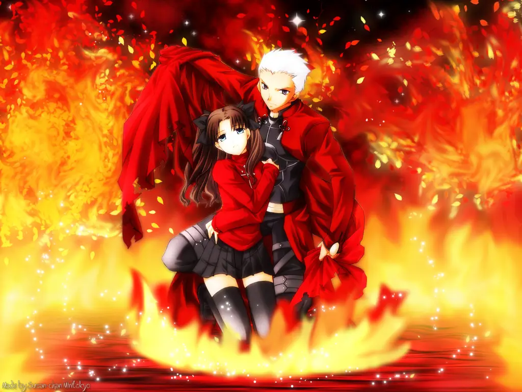 Gambar ilustrasi anime Fate Stay Night