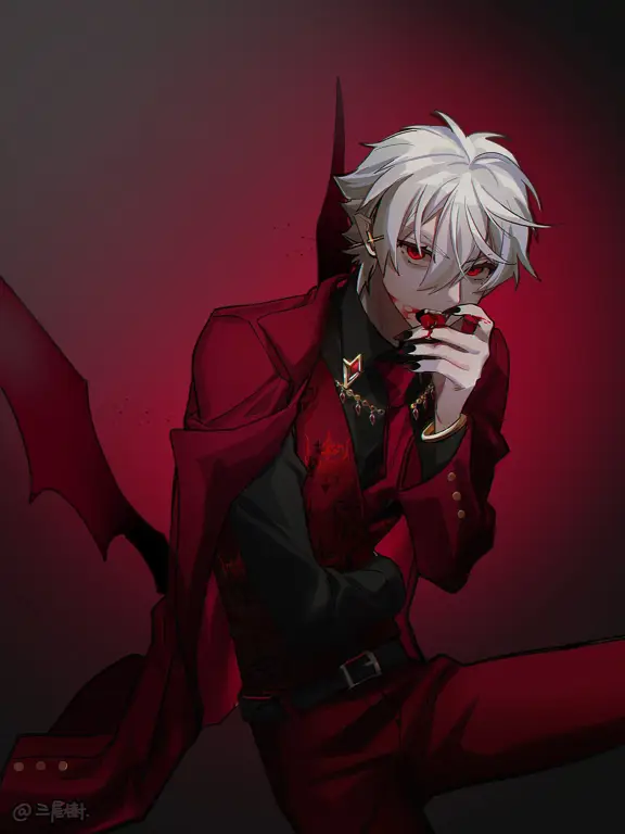 Gambar anime vampire boy