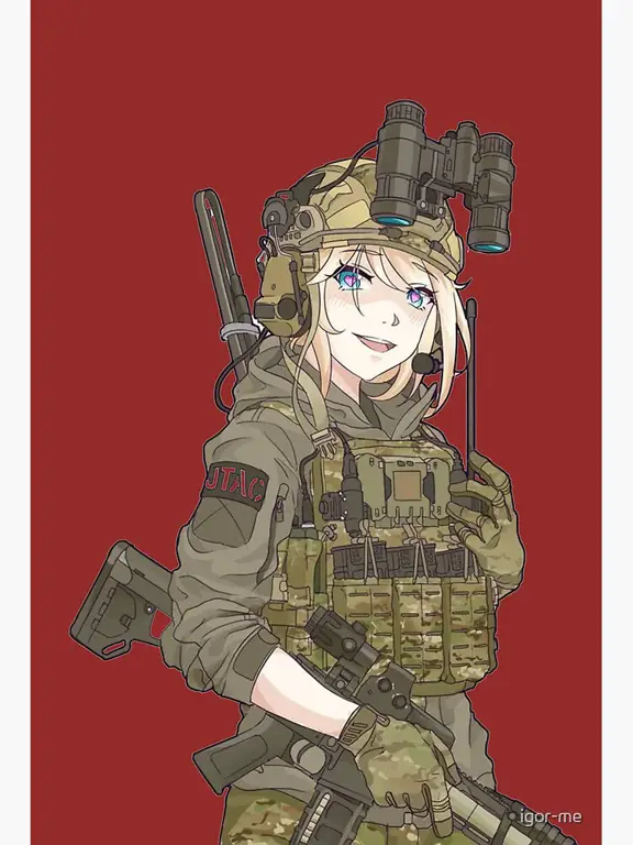 Seni anime militer Jepang