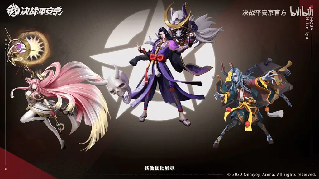 Berbagai jenis Shikigami Onmyoji dengan atribut dan peran yang berbeda-beda