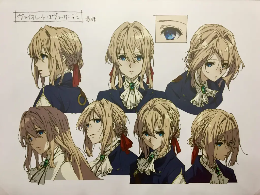 Gambar karakter Violet Evergarden