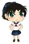 Gambar chibi Conan Edogawa dalam gaya hentai