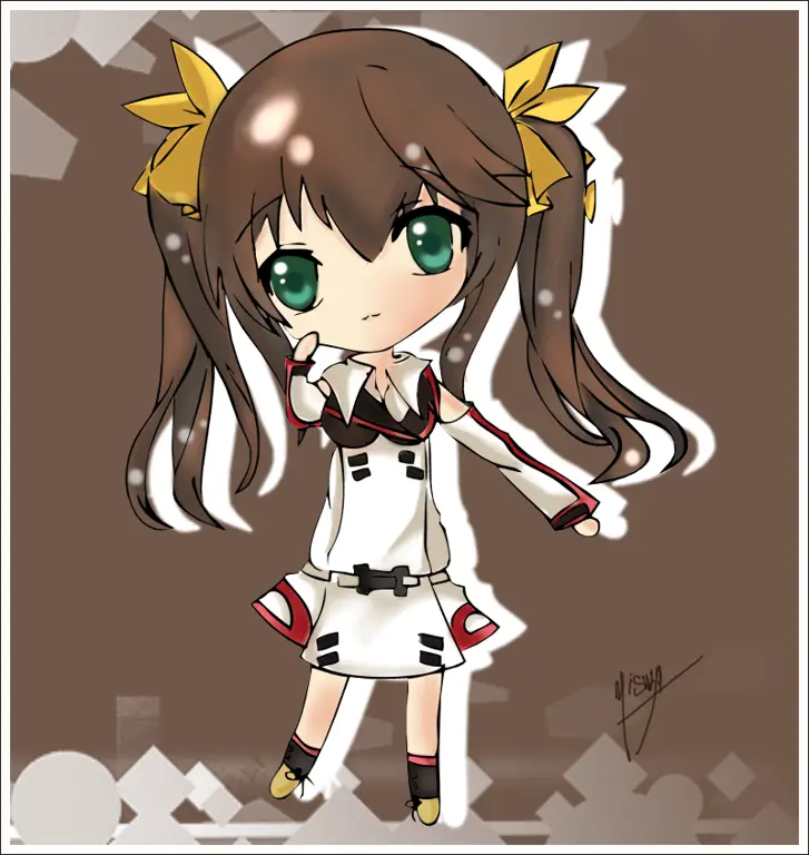 Gambar chibi dari karakter Infinite Stratos