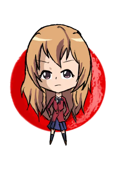 Gambar chibi Taiga Aisaka yang menggemaskan