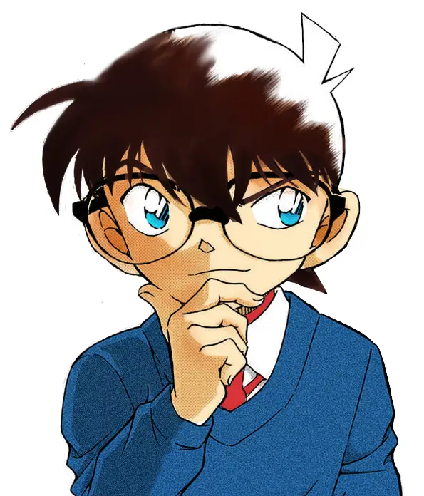 Ilustrasi Conan Edogawa dari manga Detective Conan