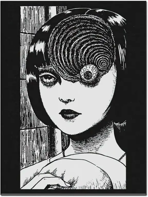 Gambar ilustrasi dari cerita Spiral karya Junji Ito