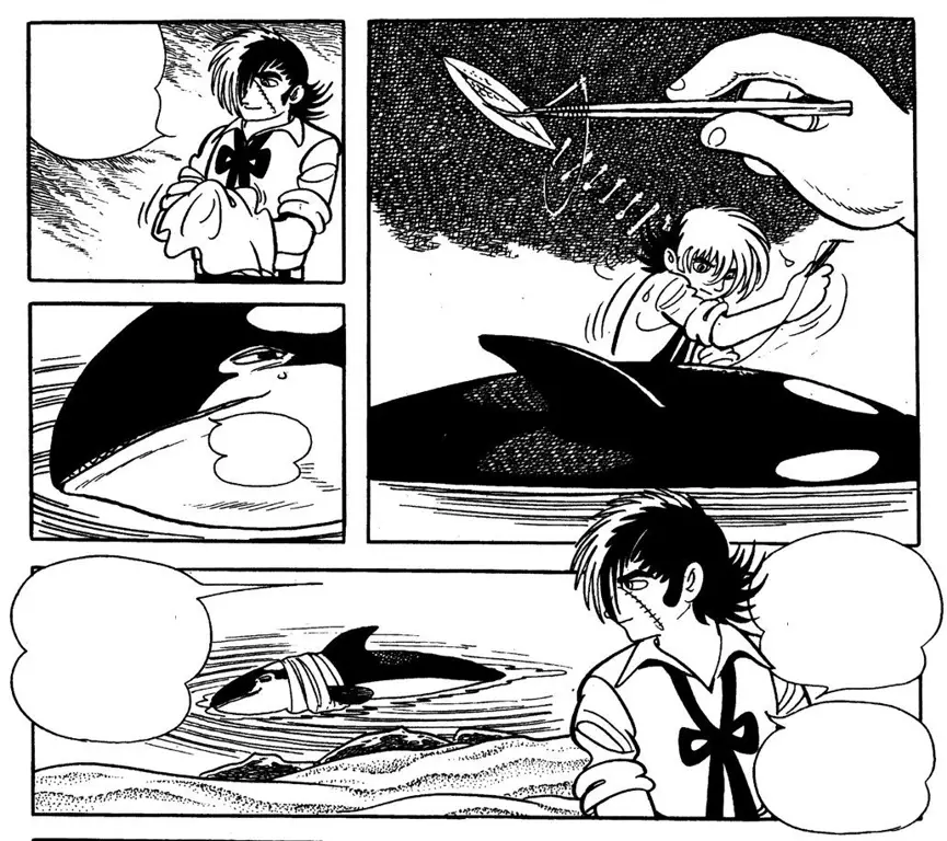 Panel manga Black Jack