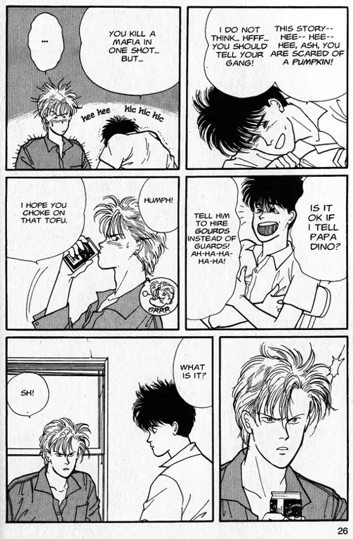 Gambar dari manga Banana Fish