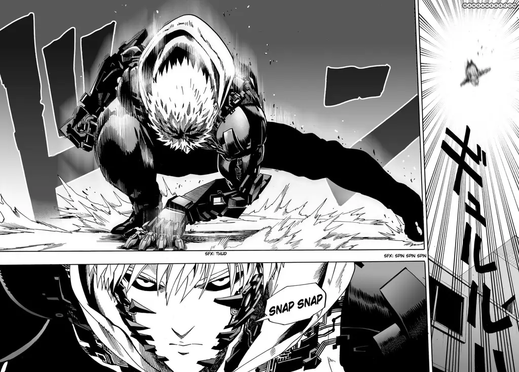 Panel manga One Punch Man