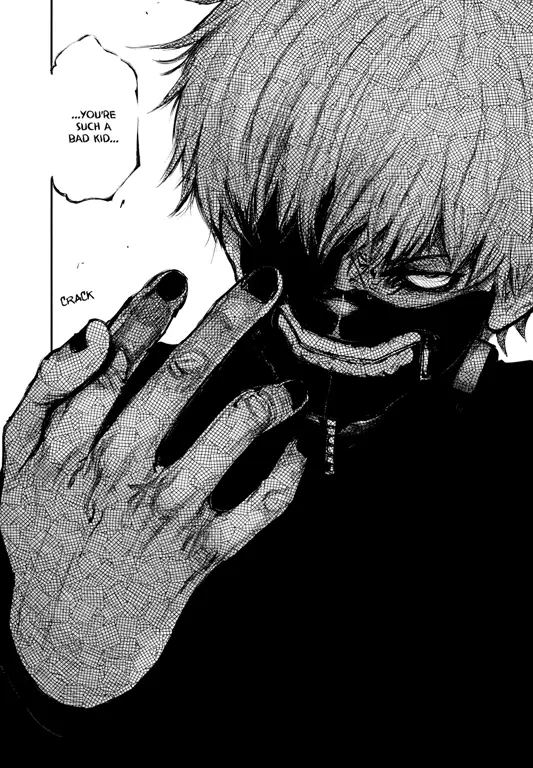 Panel manga Tokyo Ghoul