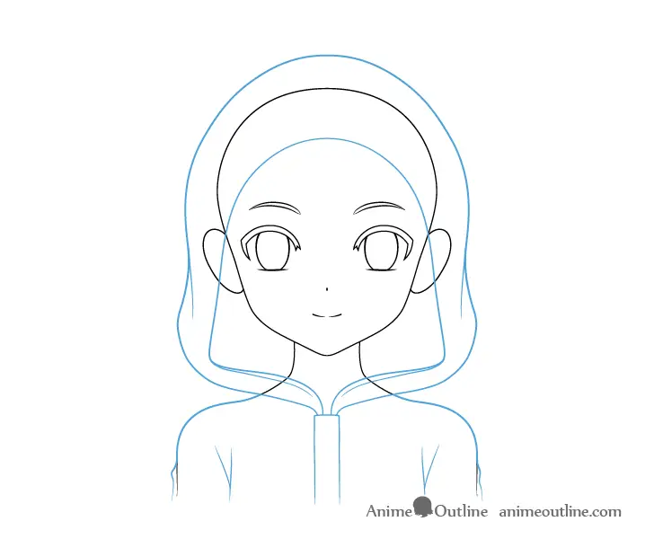 Gambar Hoodie Anime Girl