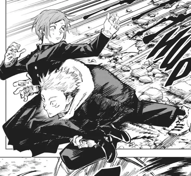 Panel-panel menarik dari manga Jujutsu Kaisen