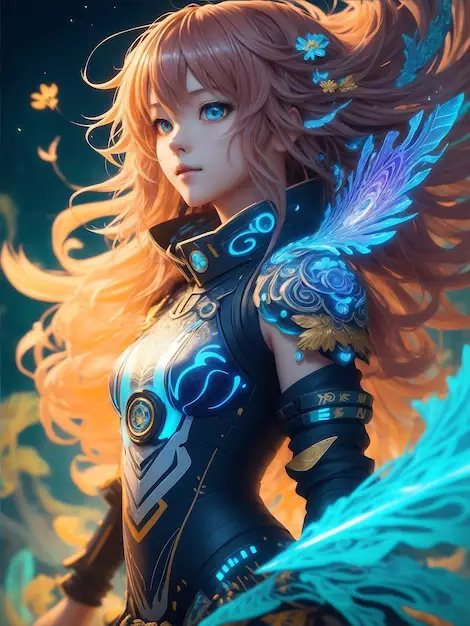 Ilustrasi dunia fantasi dalam manga Wistoria of Wand and Sword (jika ada) Ilustrasi manga fantasi dengan tema pedang dan sihir