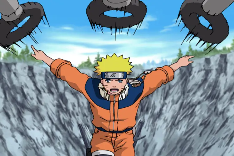 Gambar yang menampilkan beberapa adegan filler Naruto