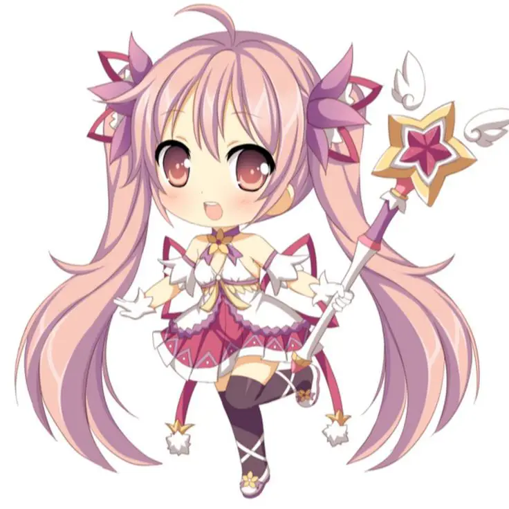 Gadis anime chibi yang imut