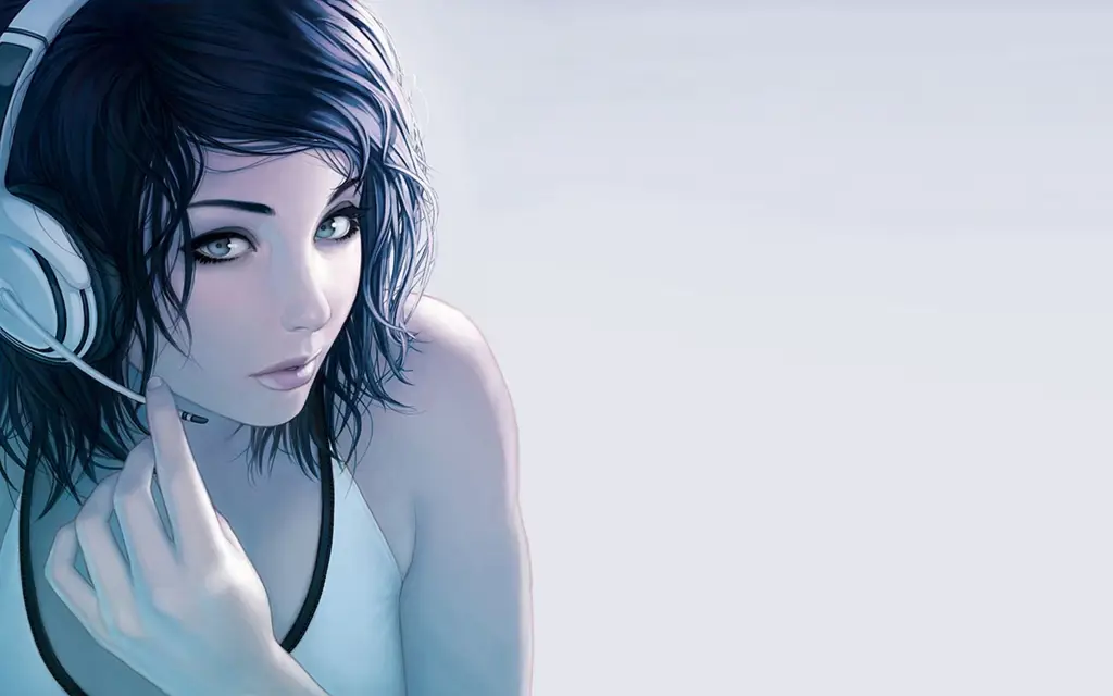Gadis gamer anime