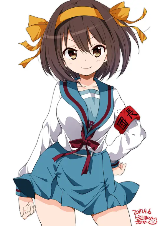 Gambar fanart Haruhi Suzumiya