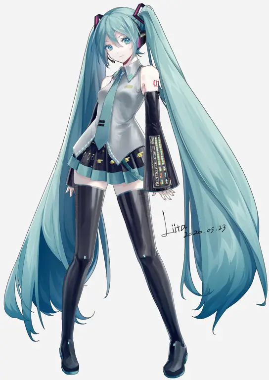 Berbagai gaya seni Hatsune Miku