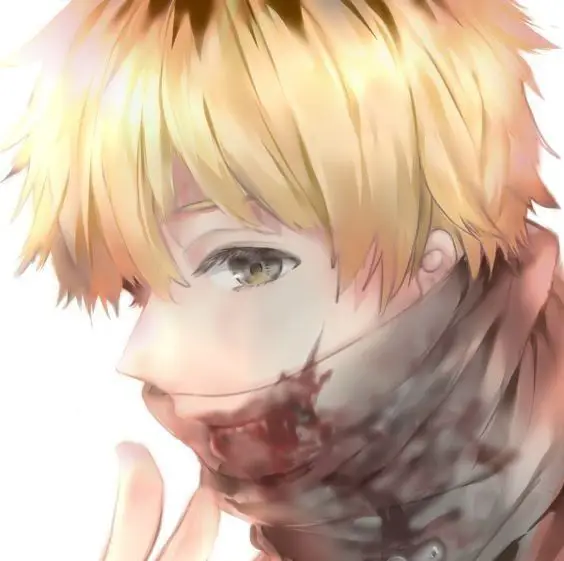 Gambar Hideyoshi Nagachika dengan gaya anoboy