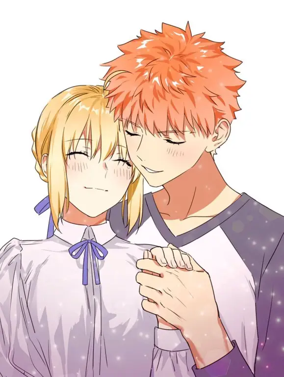 Gambar fanart Saber dan Shirou