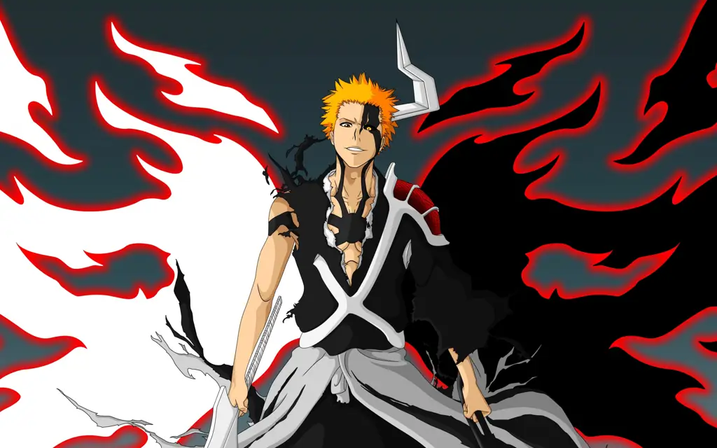 Ilustrasi Ichigo Kurosaki dari Bleach